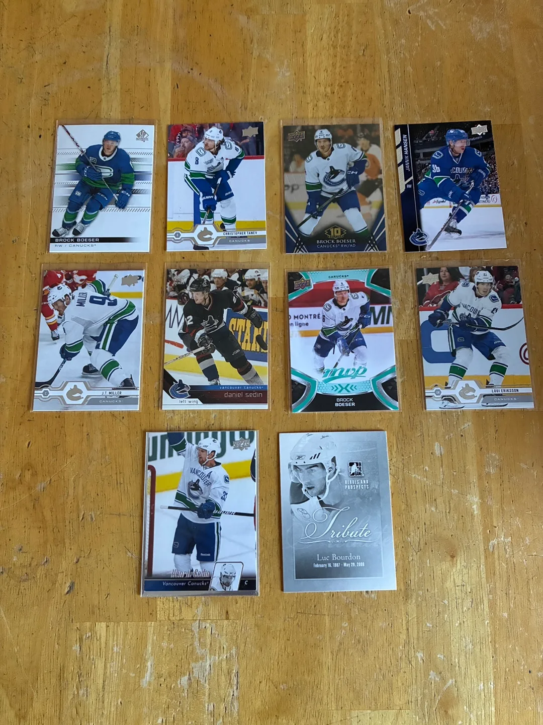Vancouver Canucks Hockey Cards thumbnail