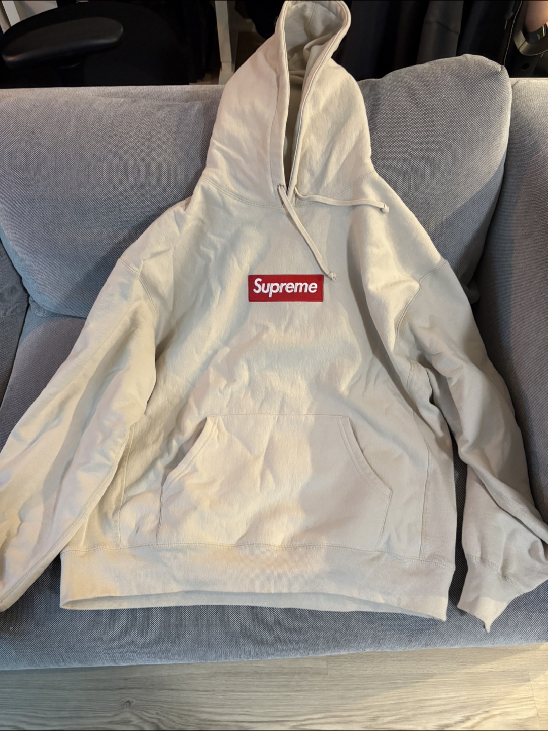Supreme Beige Hoodie