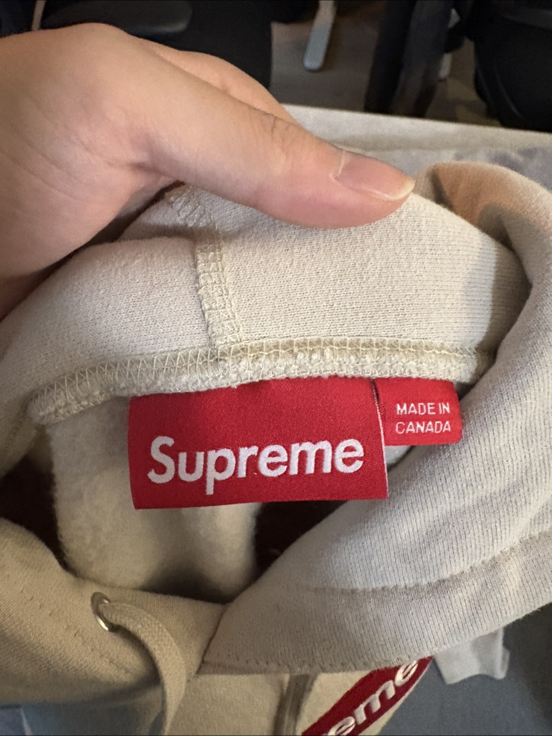 Supreme Beige Hoodie - photo 3