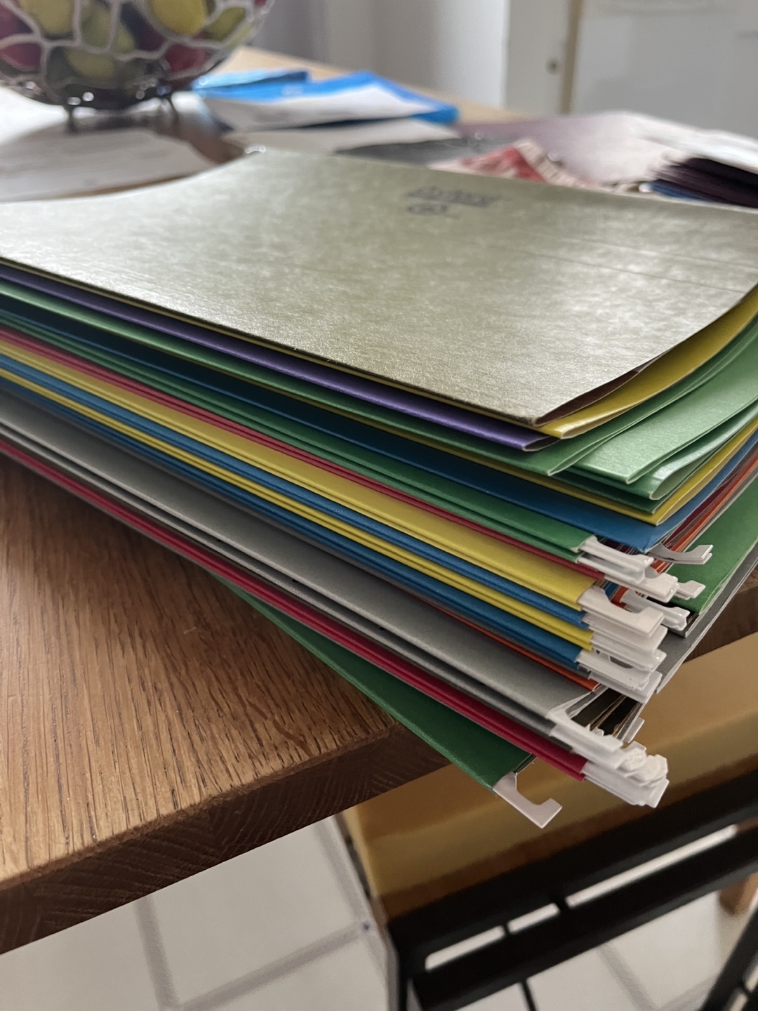 40 letter size Oxford Hanging File Folders - photo 3