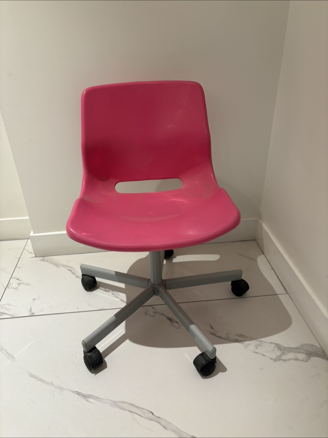 Pink Swivel Desk Chair