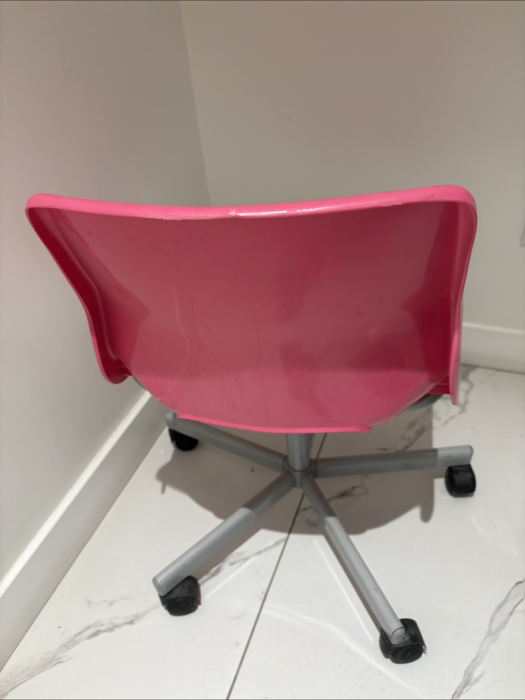 Pink Swivel Desk Chair - photo 4