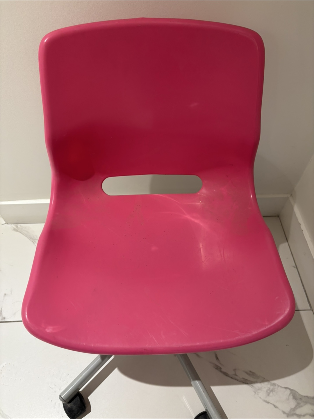 Pink Swivel Desk Chair - photo 3