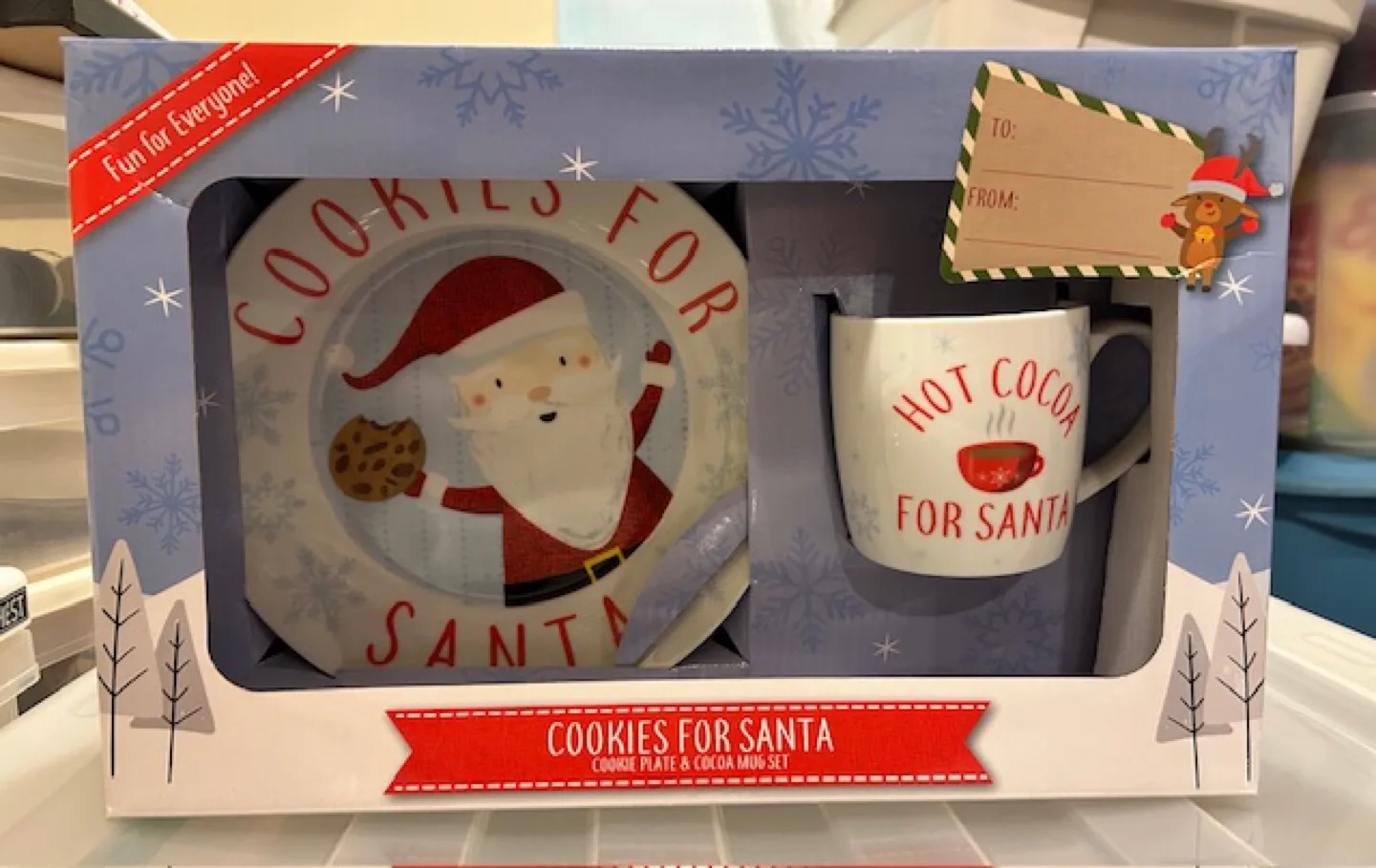🤩 Cookies for Santa Plate & Cocoa Mug Set - New thumbnail