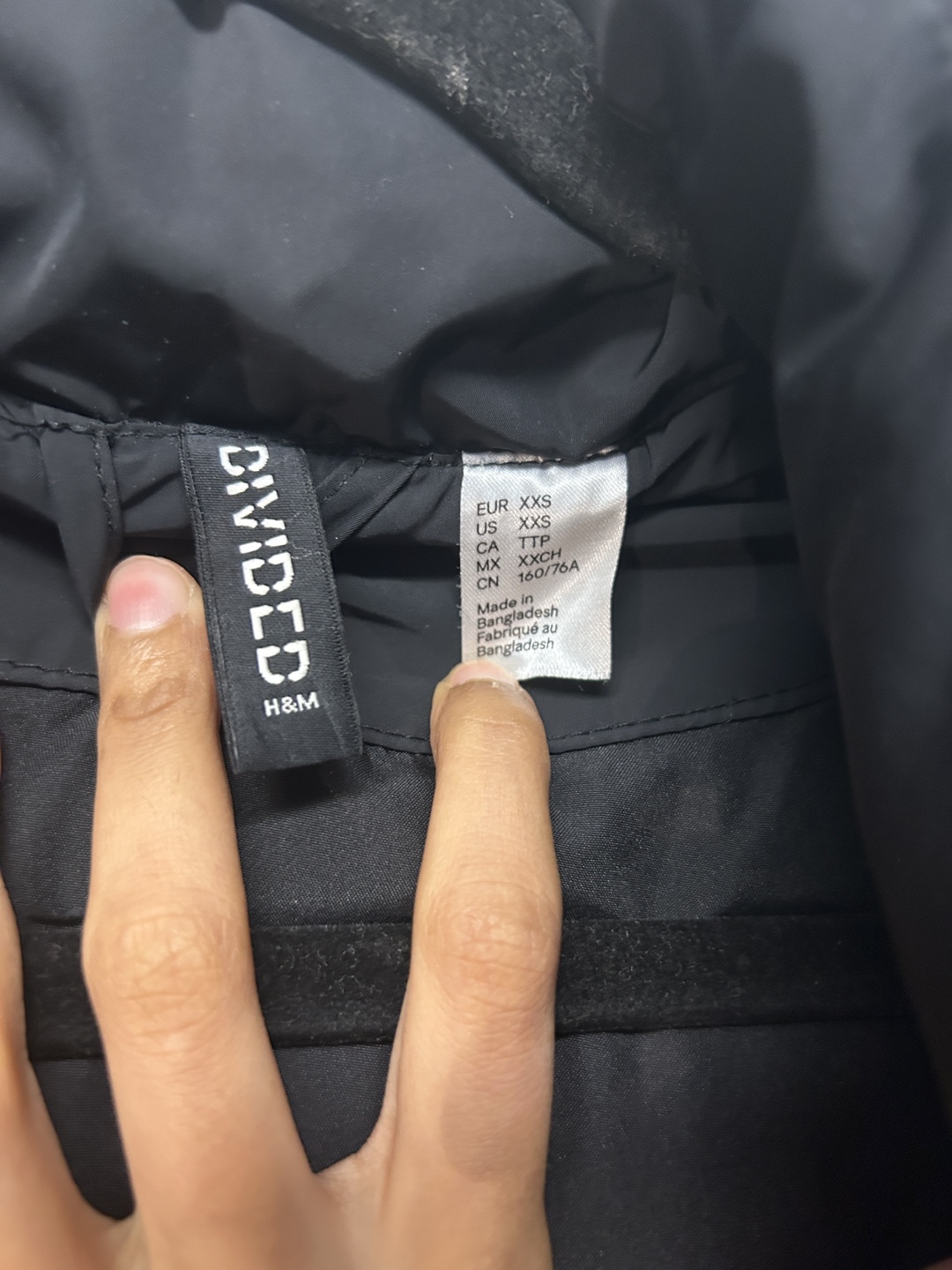 H&M Divided Black Puffer Jacket - photo 4