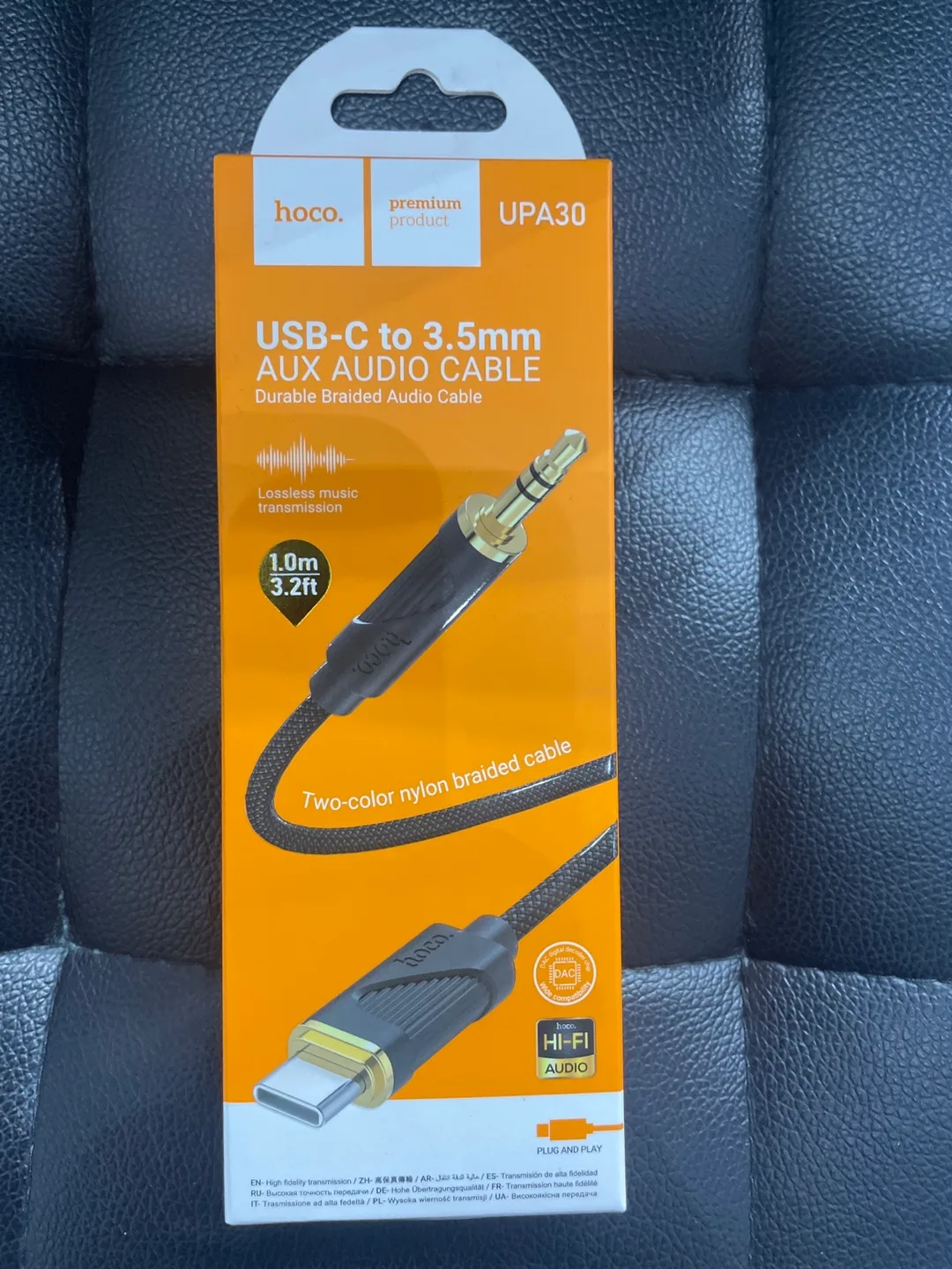 hoco. UPA30 USB-C to 3.5mm Aux Audio Cable - New thumbnail