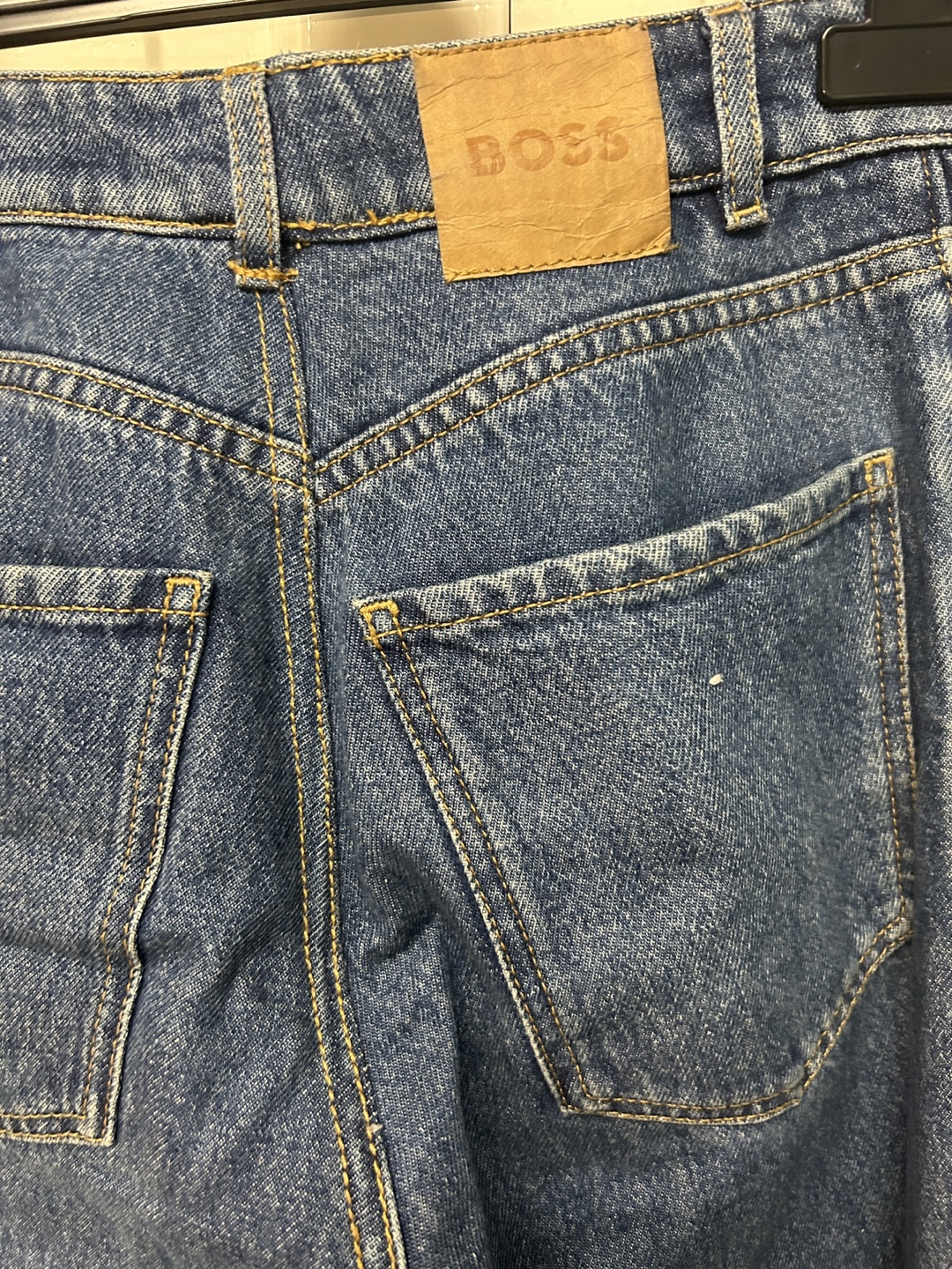 BOSS Debbie Jeans - Straight Leg, High Rise, Cropped