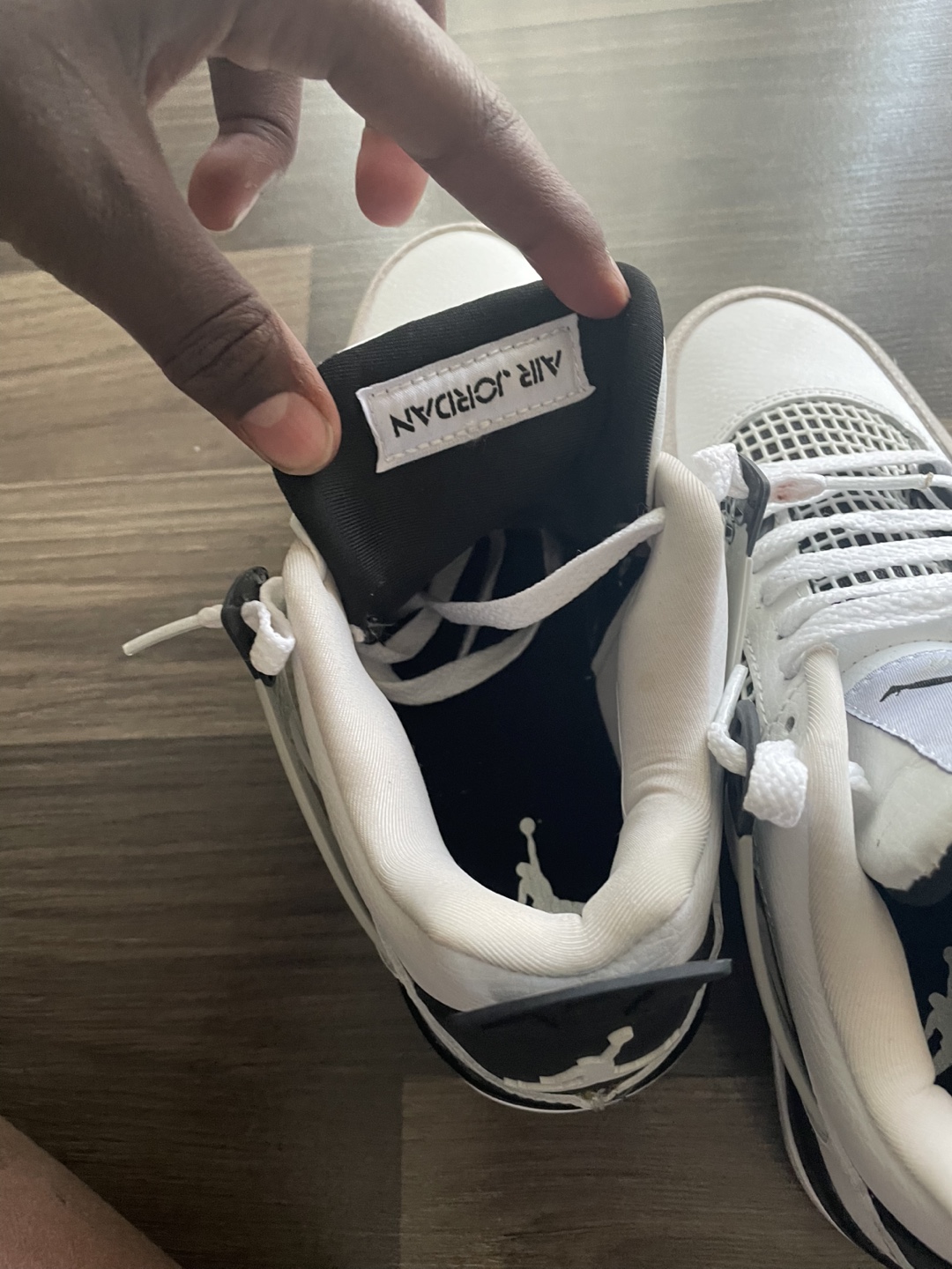 Air Jordan 4 Retro White Oreo - photo 4