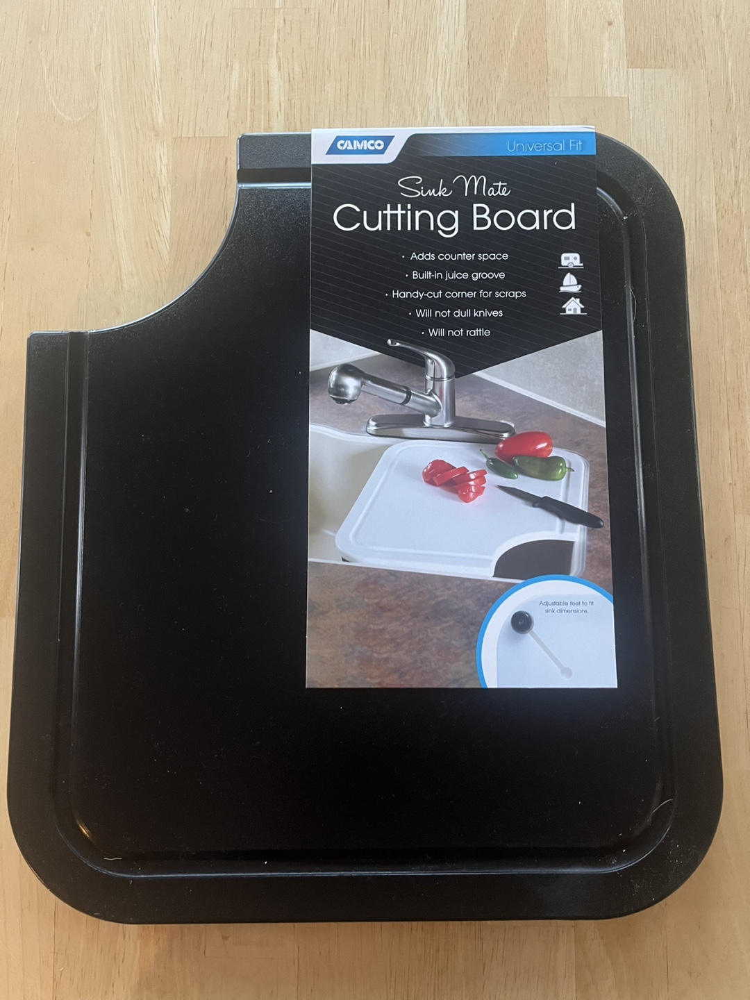 Camco Sink Mate Cutting Board - Universal Fit