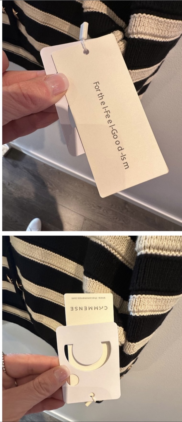 Cammense Striped Knit Cardigan - photo 3
