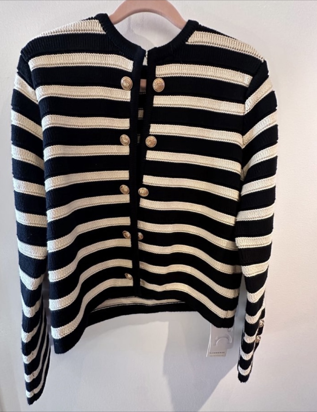 Cammense Striped Knit Cardigan