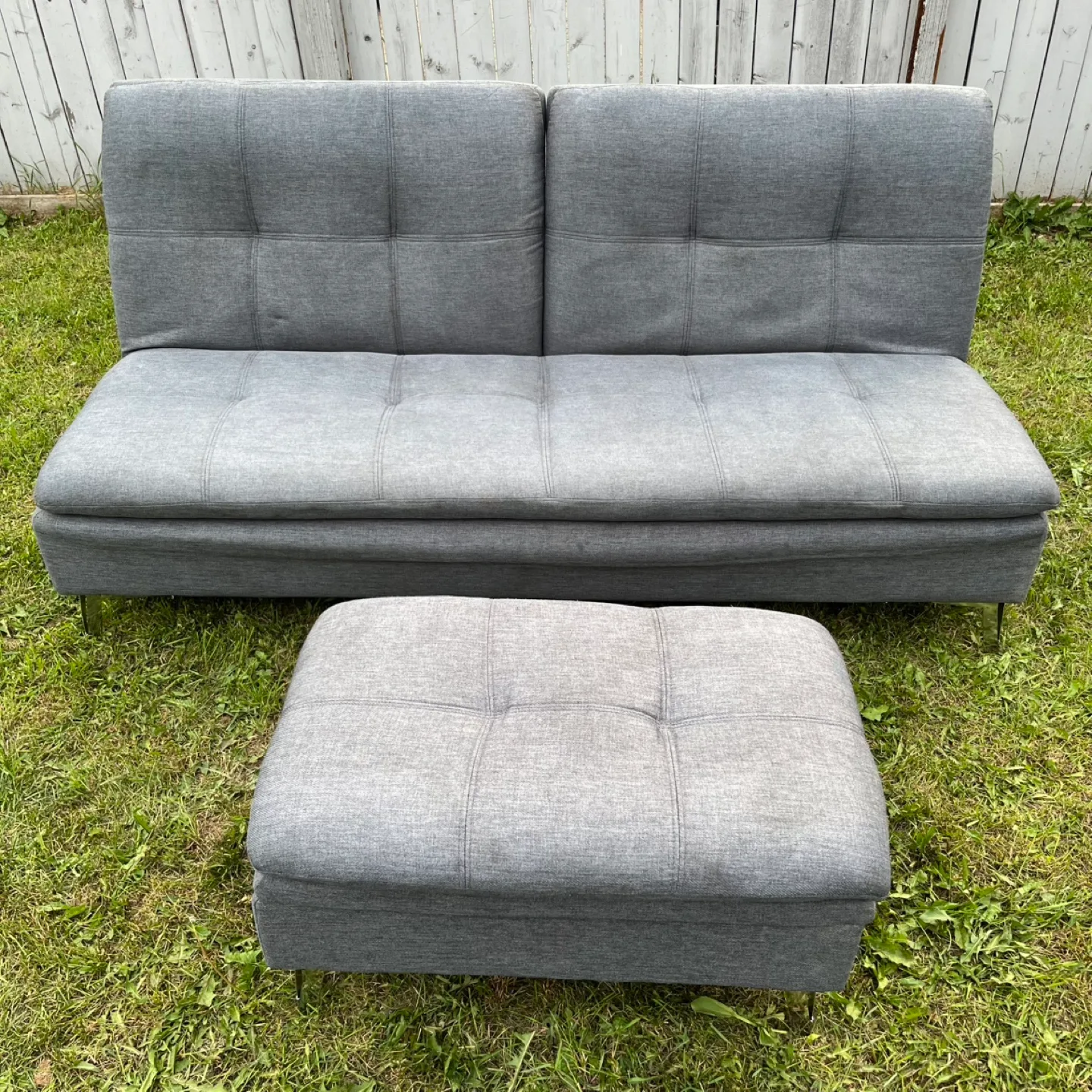 Sealy Sofa Convertible with Ottoman thumbnail