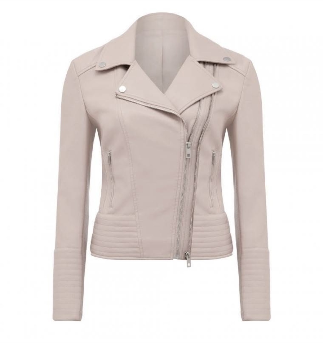 Ever New Melbourne Faux Leather Biker Jacket - Size 2 - photo 2