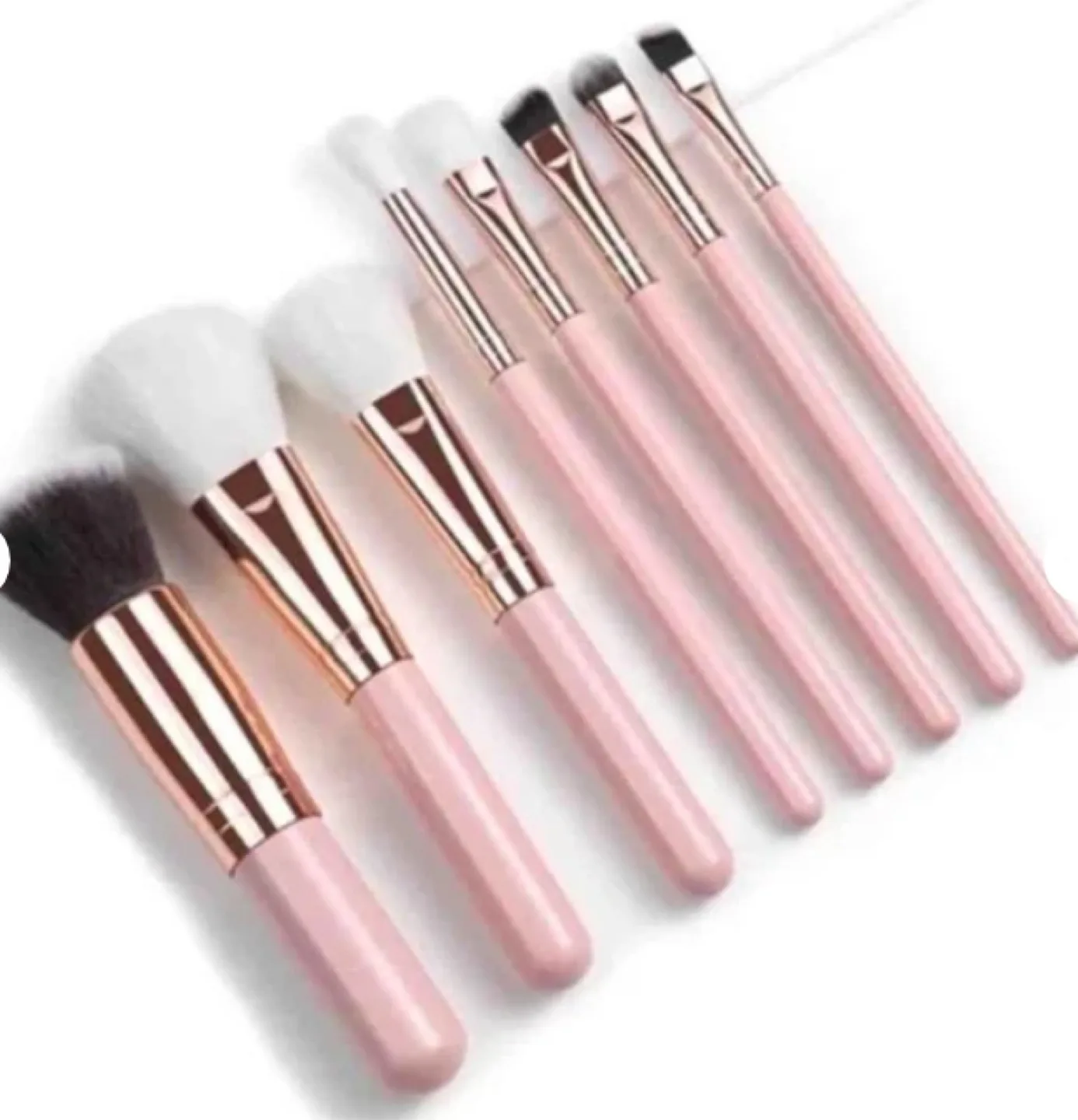 8pcs Makeup Brush Set - Pink thumbnail