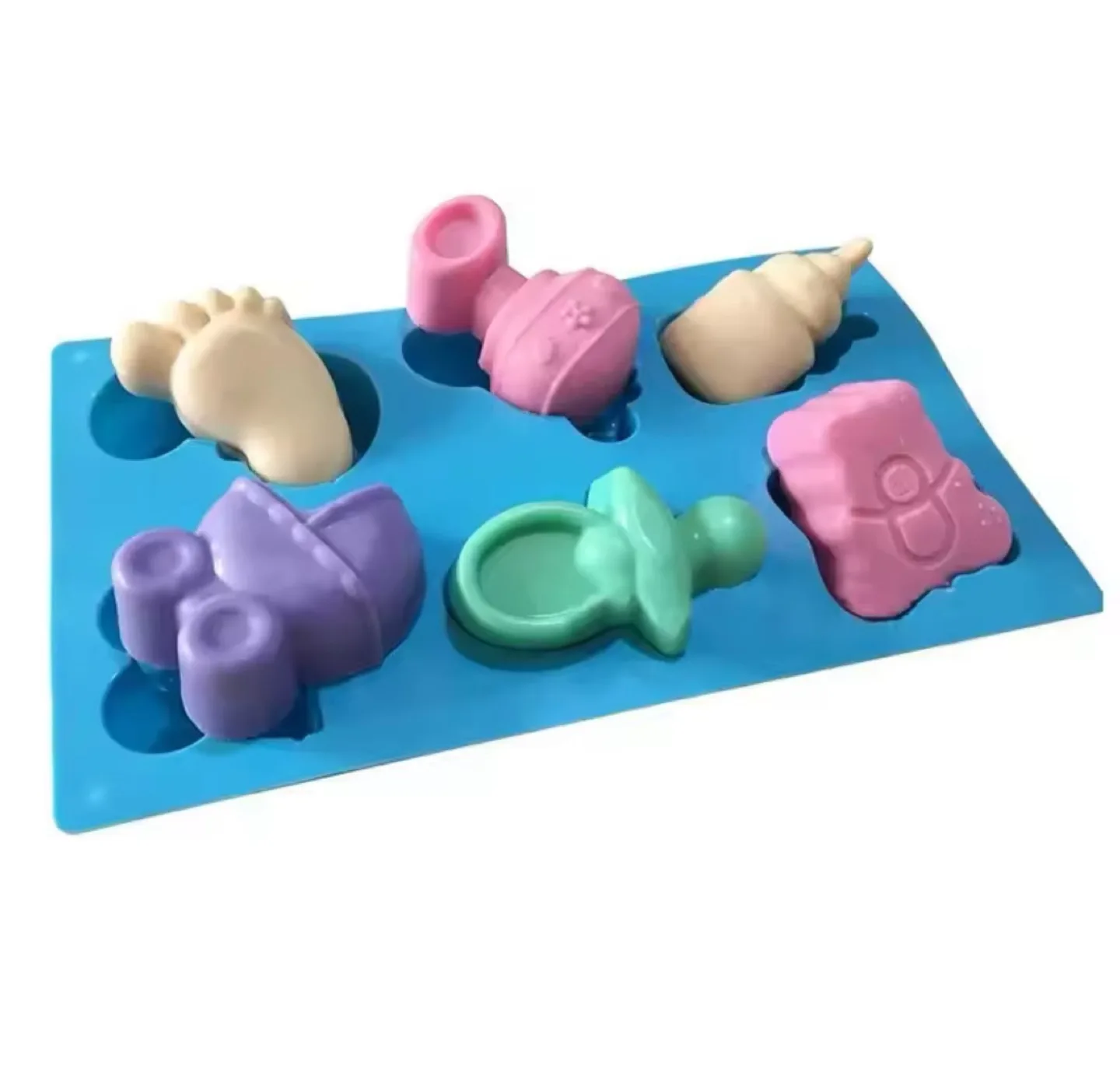 Mint Condition Baby Silicone Soap Candle Mold image indicator(2)