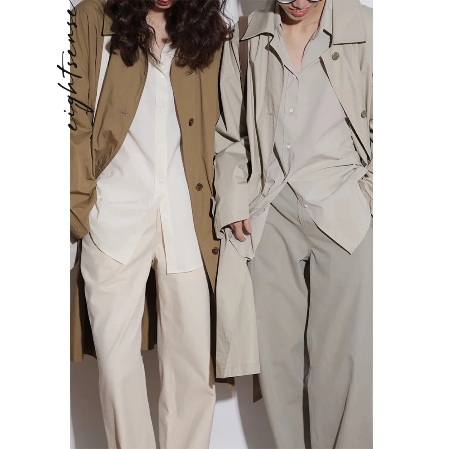 Beige colour 100%cotton material Pants thumbnail