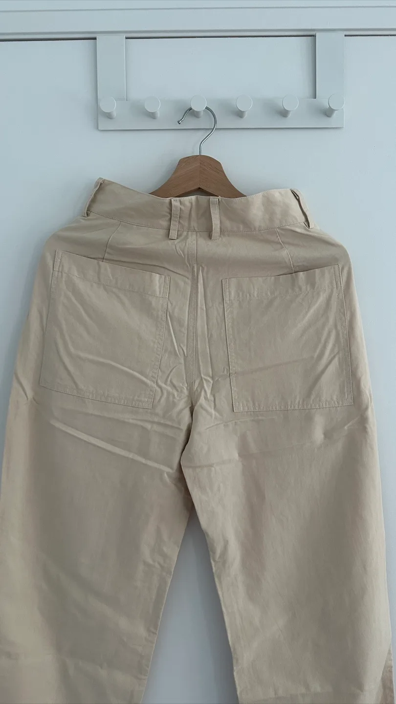 Beige colour 100%cotton material Pants image indicator(5)