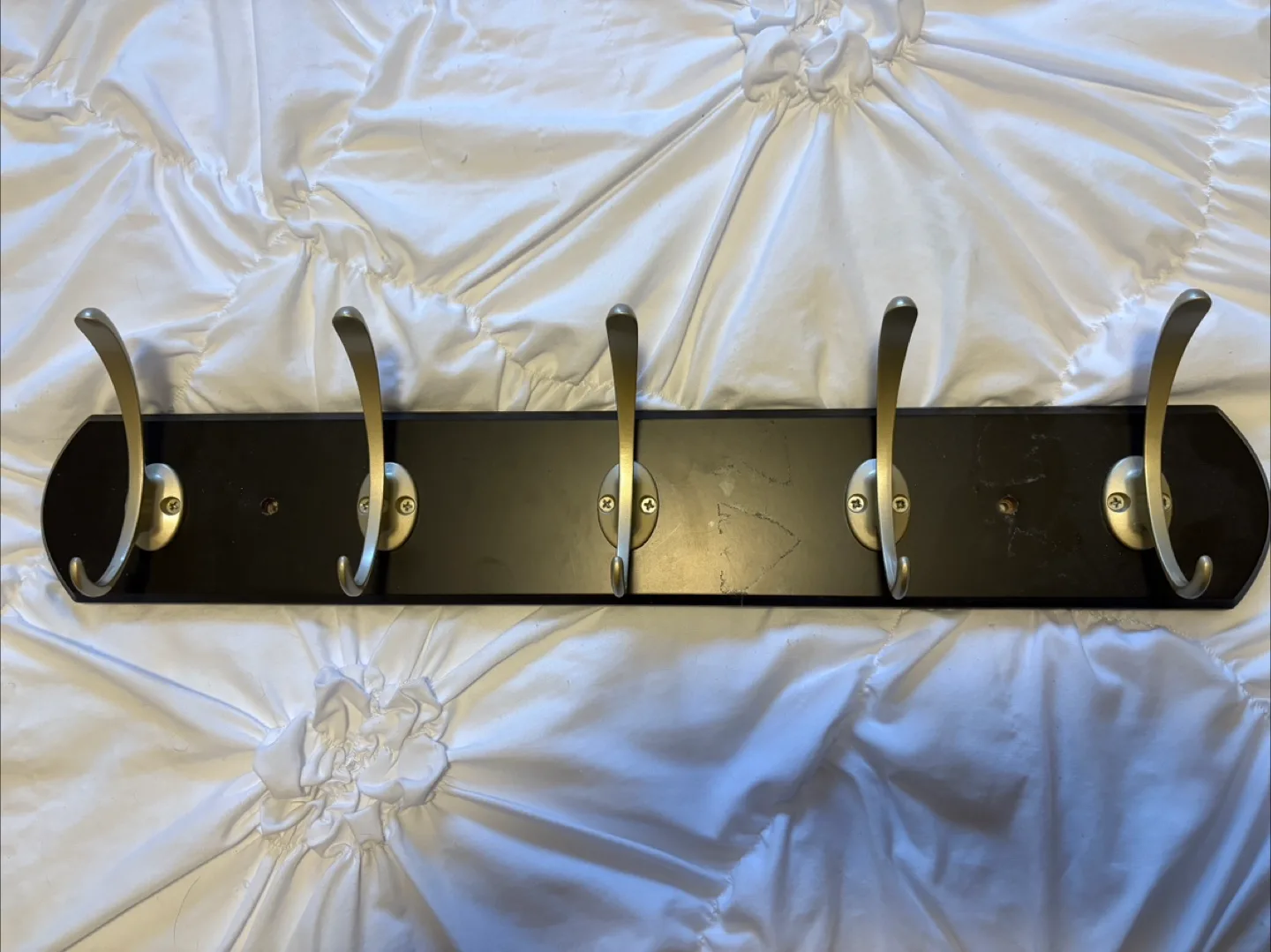 Wall Mounted Coat Rack with 5 Hooks thumbnail