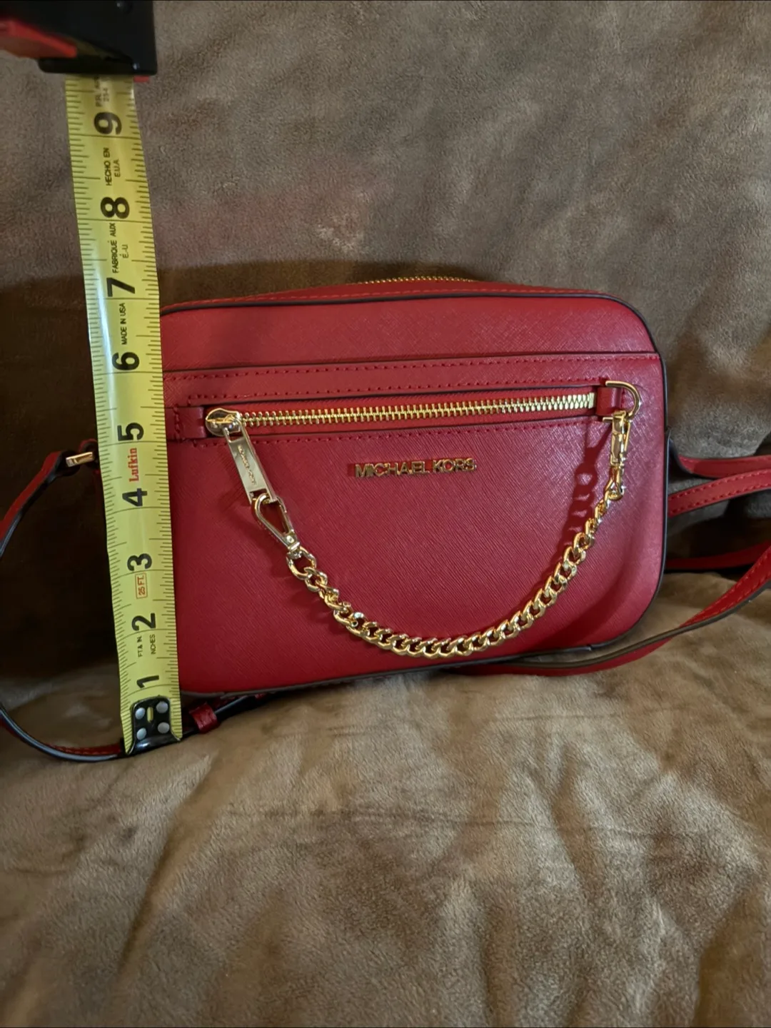 Michael Kors Jet set Large Crossbody Saffiano Leather Bag image indicator(7)
