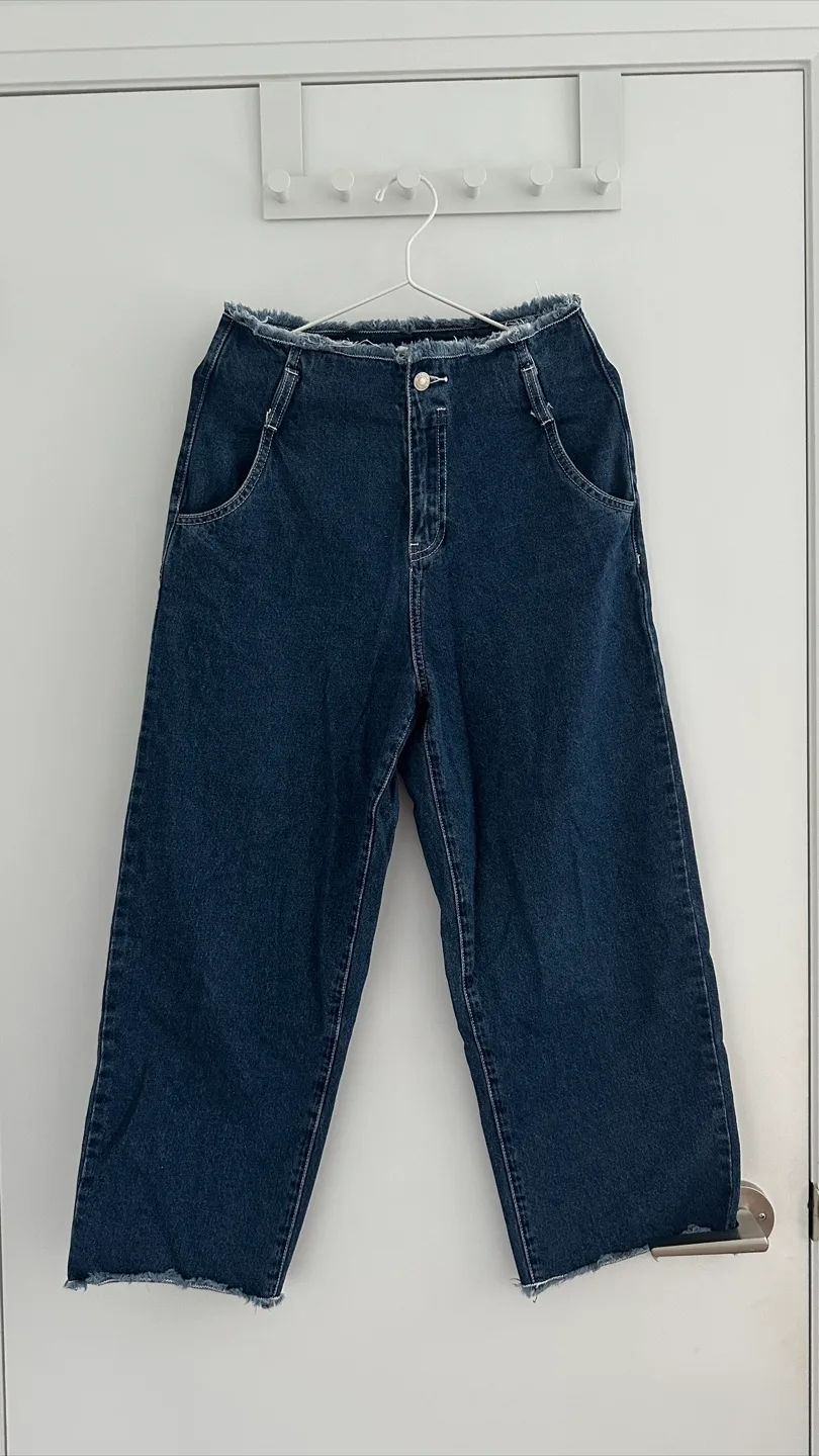 Wide Leg Denim Jeans thumbnail