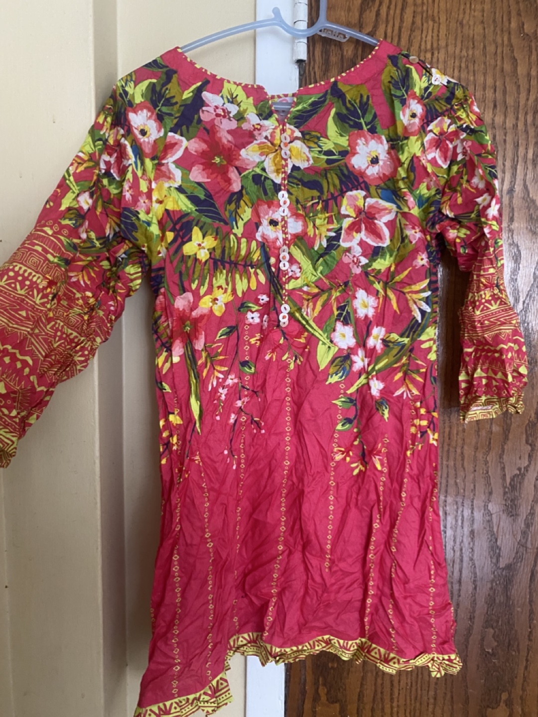 Floral Print Tunic Dress - photo 5