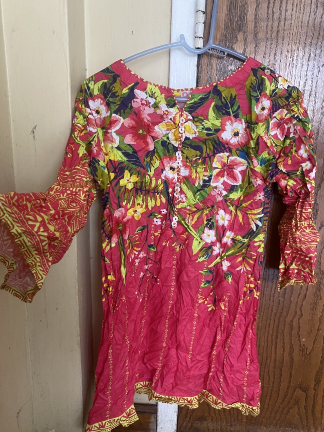 Floral Print Tunic Dress