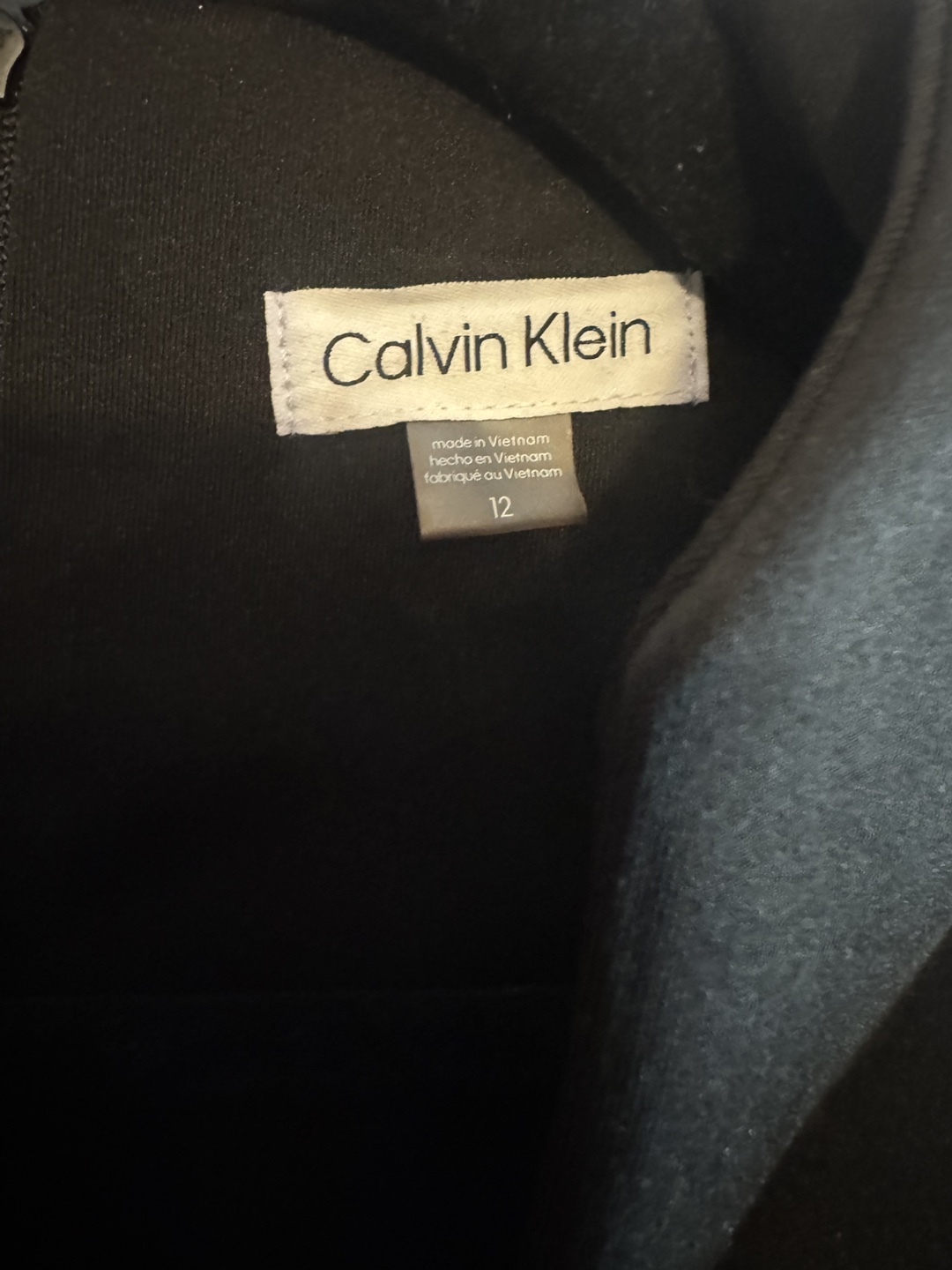 Calvin Klein Black Dress Size 12