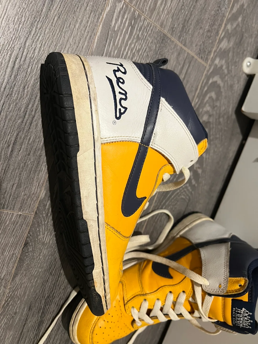 Nike Dunk High Rens Black Fives Size 6 US image indicator(2)