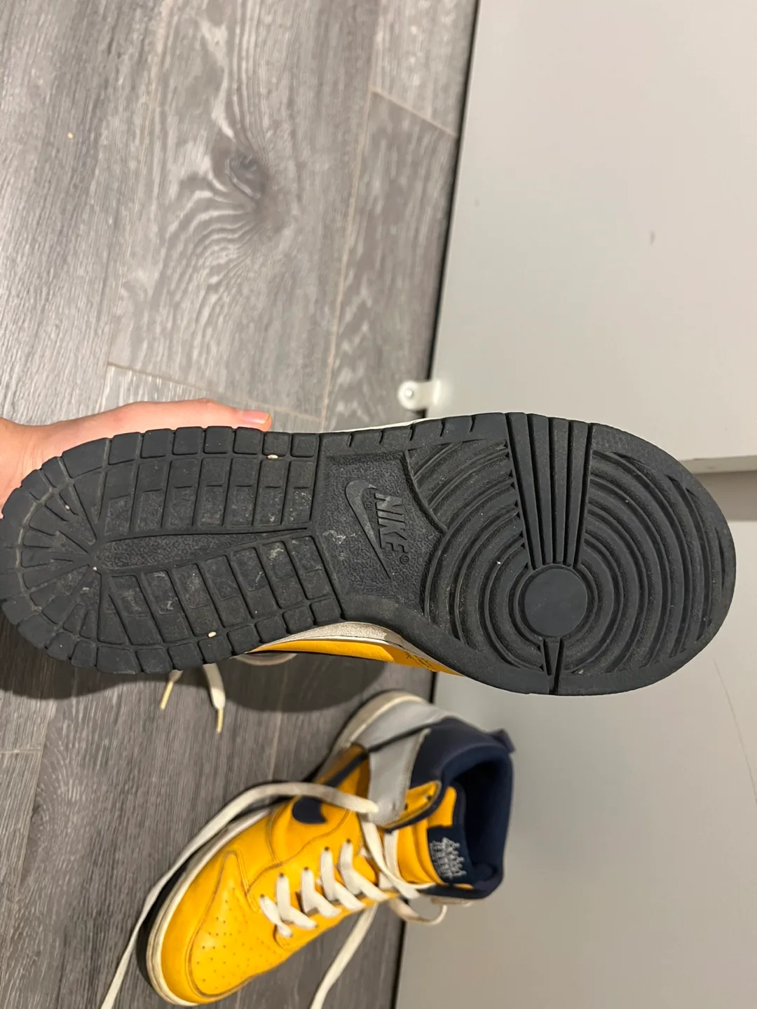 Nike Dunk High Rens Black Fives Size 6 US image indicator(3)