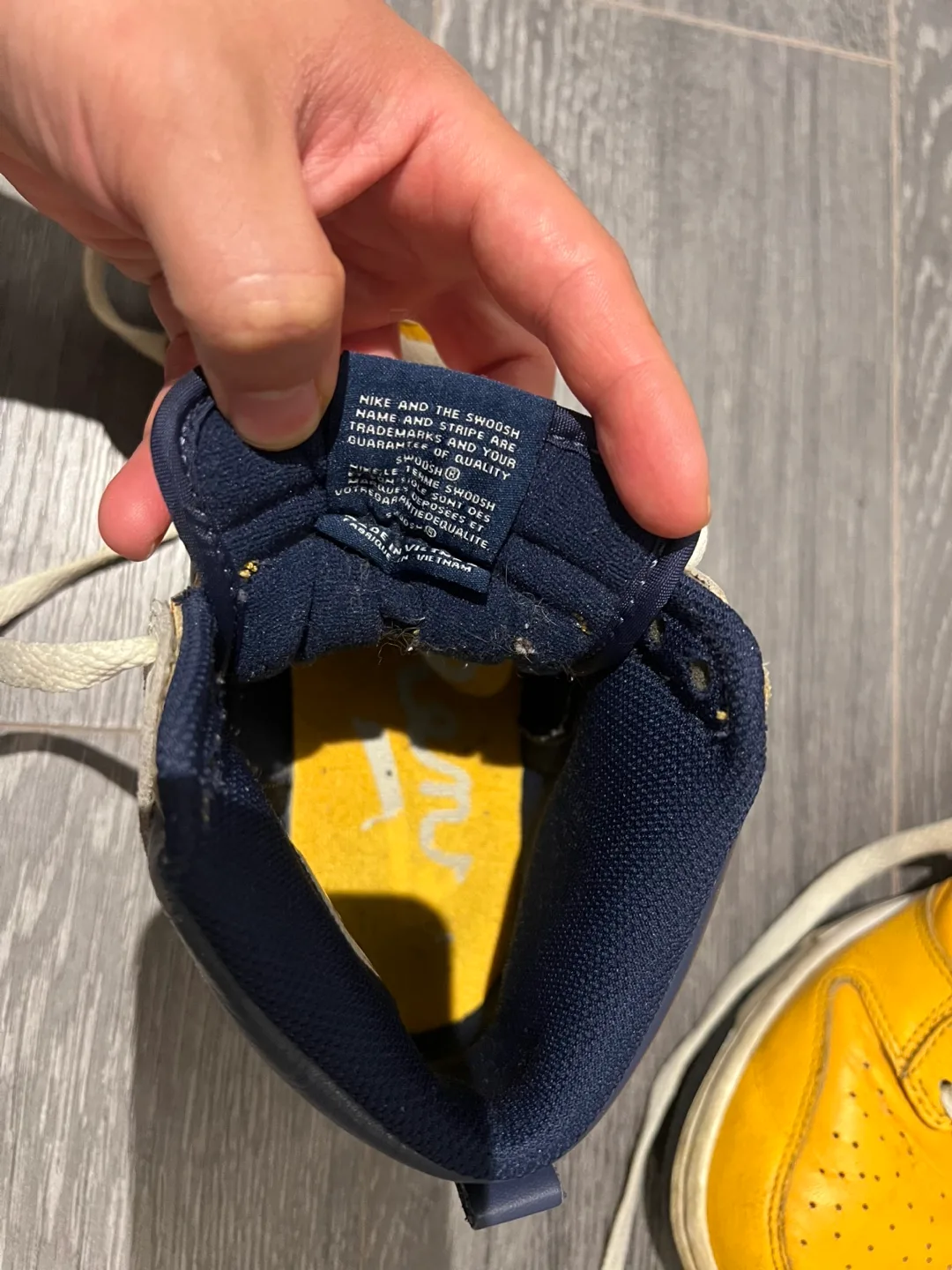 Nike Dunk High Rens Black Fives Size 6 US image indicator(4)