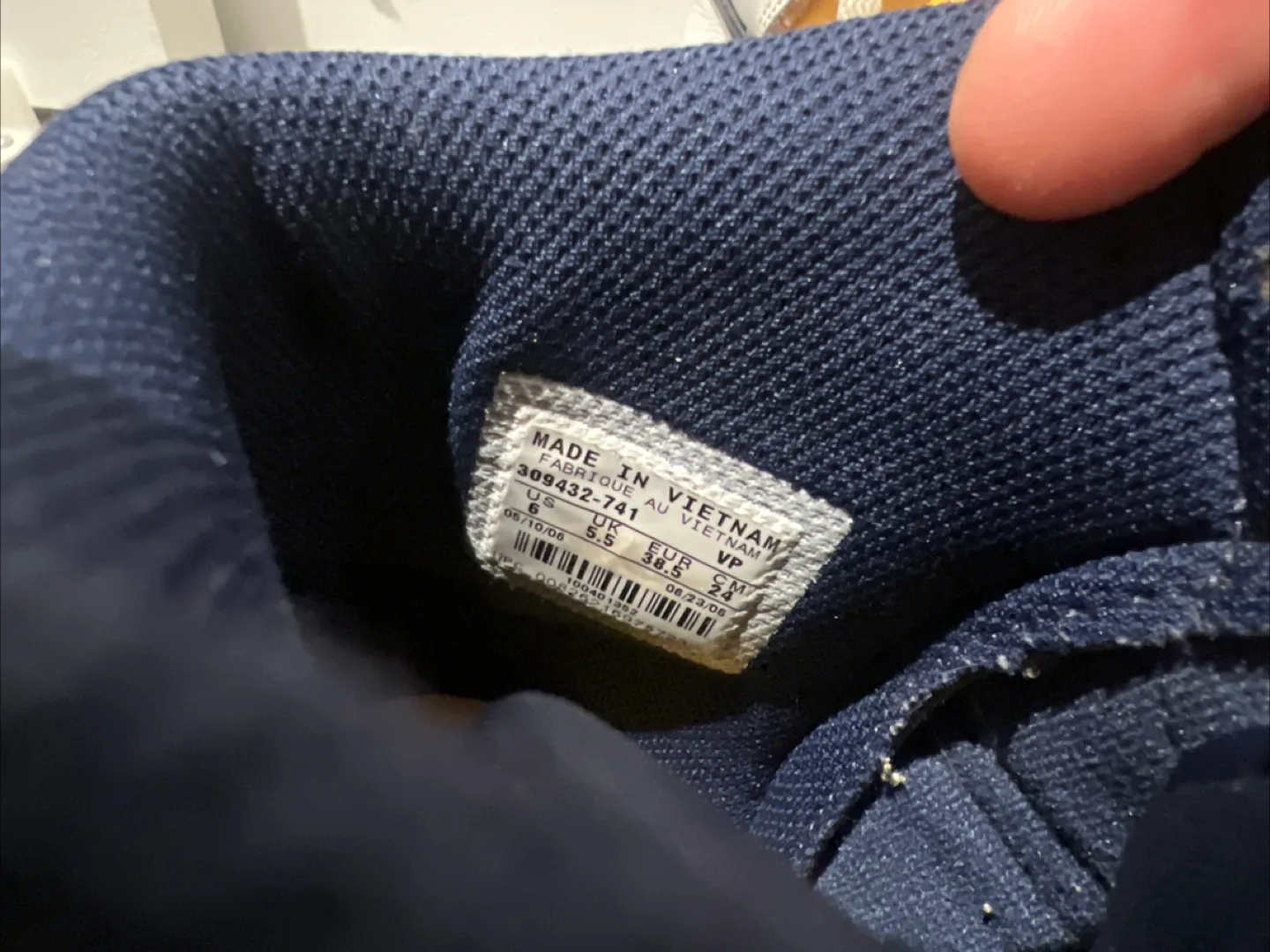 Nike Dunk High Rens Black Fives Size 6 US image indicator(5)