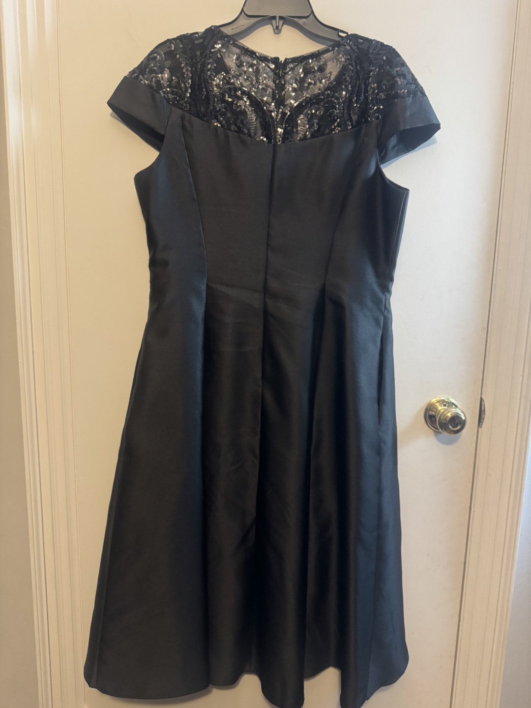 Adrianna Papell Black Dress - Size 14 - photo 3
