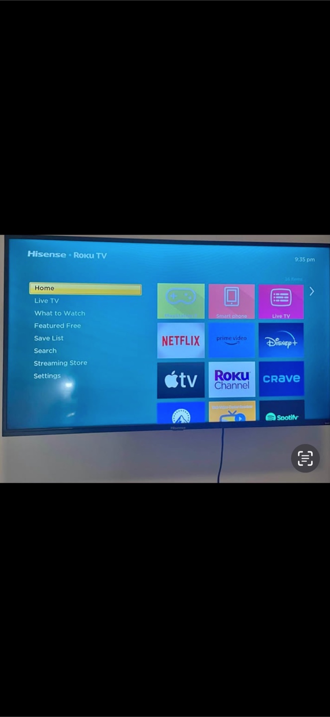 Smart tv Hisense Roku 40’