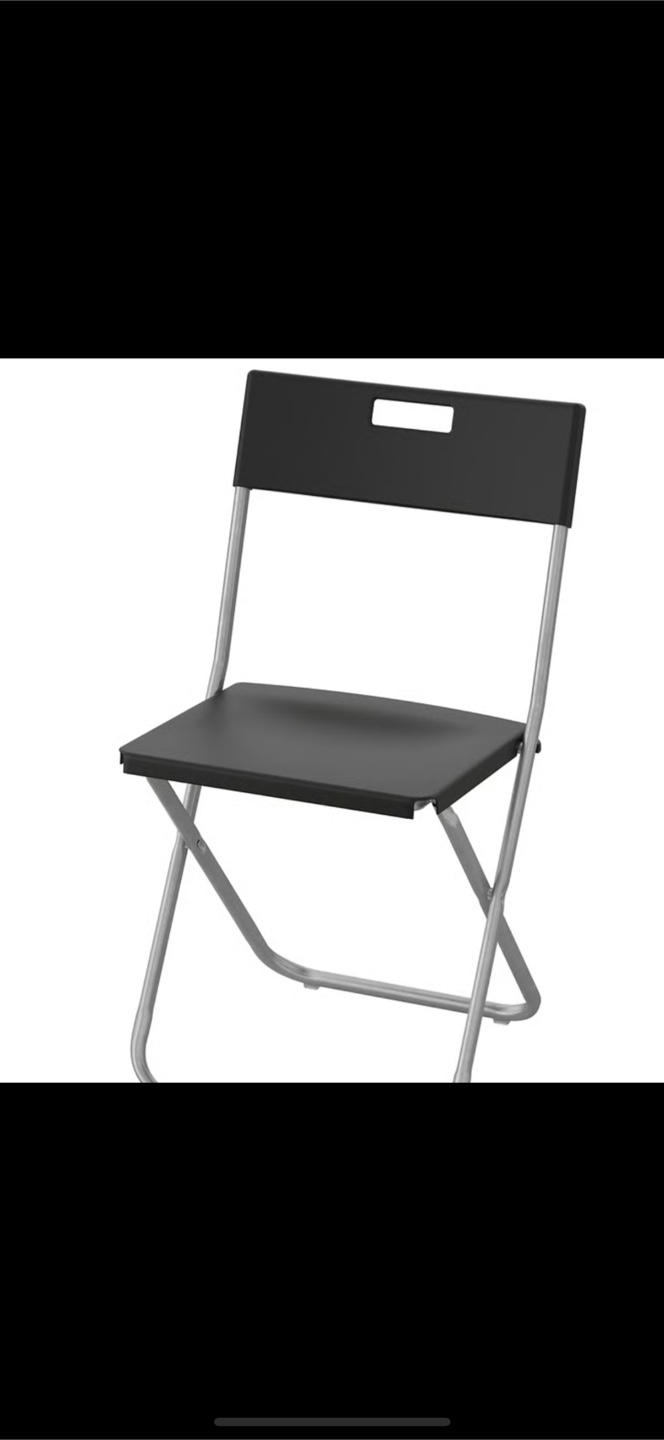 IKEA Folding Chair - Black