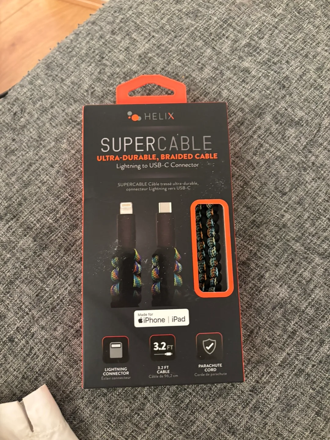 Helix Supercable Lightning to USB-C Cable - New thumbnail