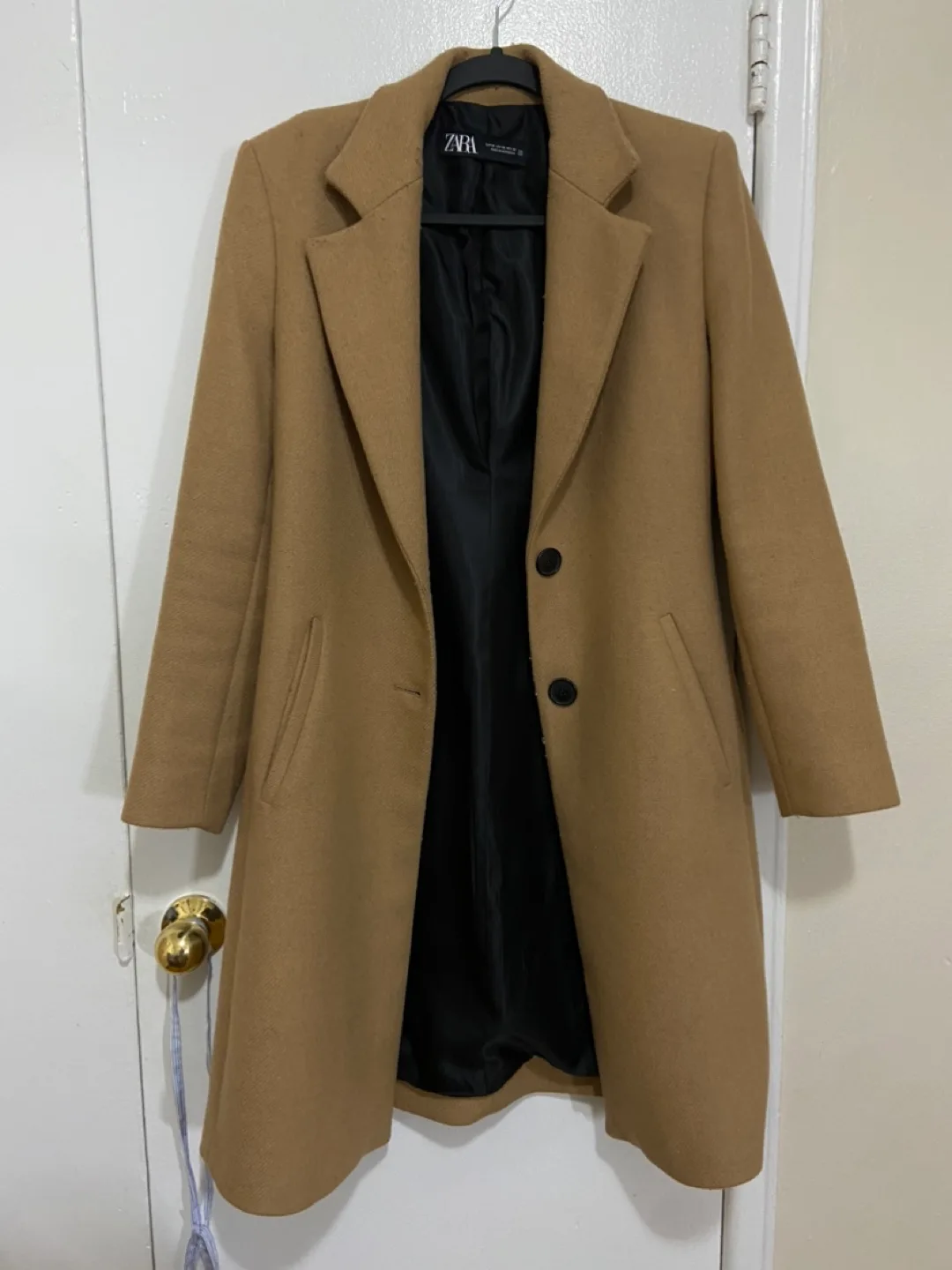 Zara Brown Coat - Size XS thumbnail
