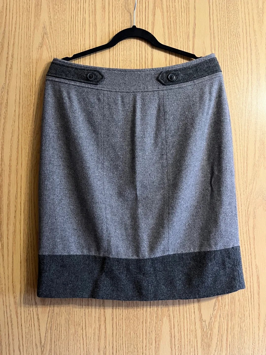 JESSICA 2 TONE GREY SKIRT (Size 12) thumbnail