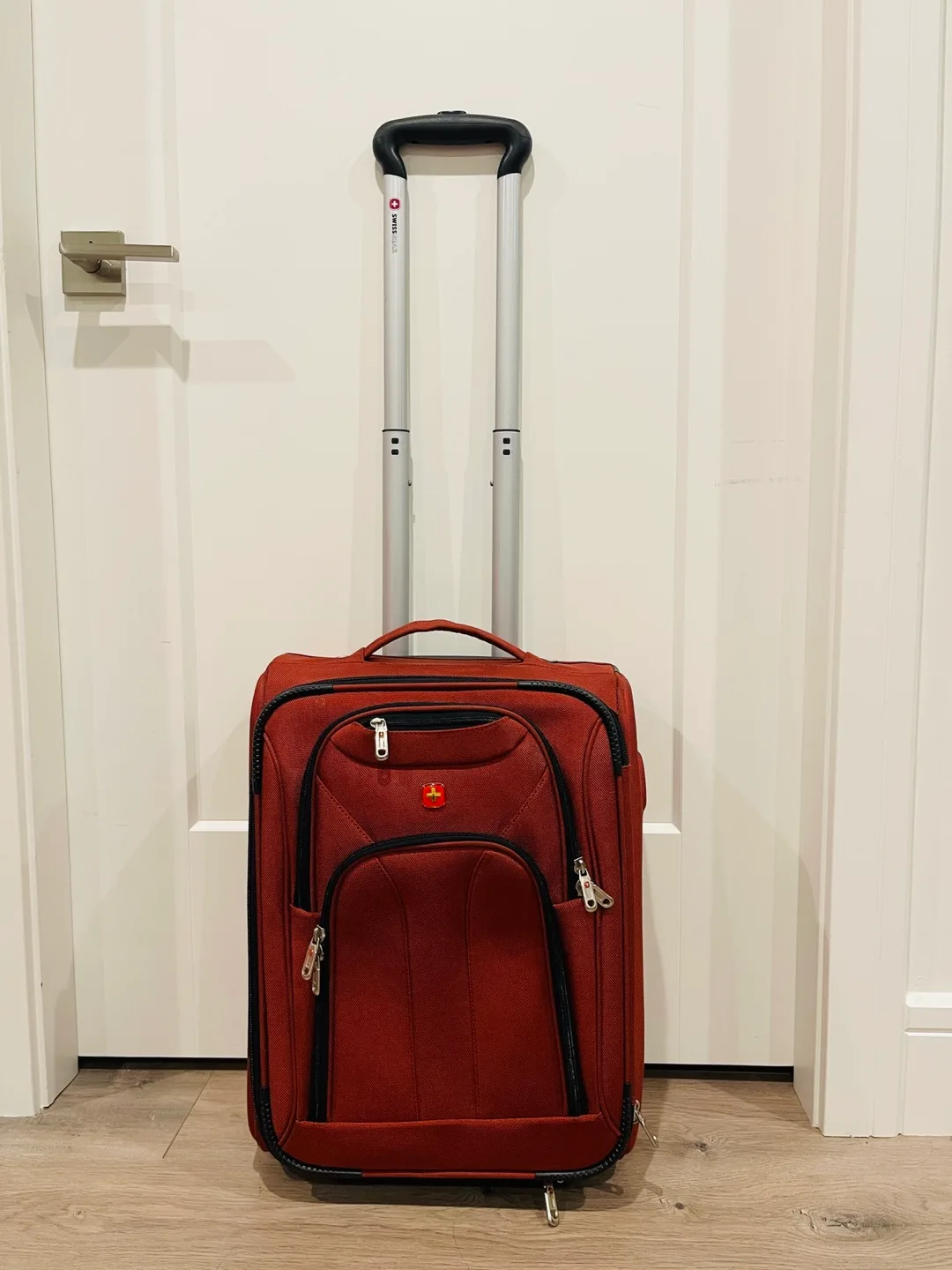 Swiss Gear Carry-On Suitcase - Red thumbnail