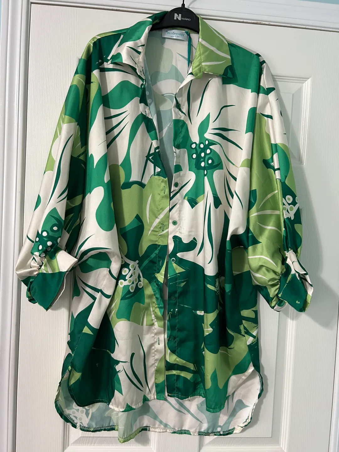 NEW satin top From Europe- Size XL+ thumbnail