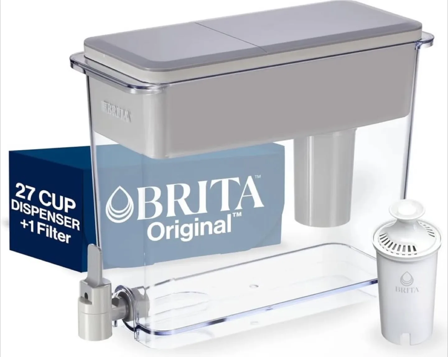 Brita UltraMax Water Dispenser (27-Cup) + 4 Extra Filters thumbnail