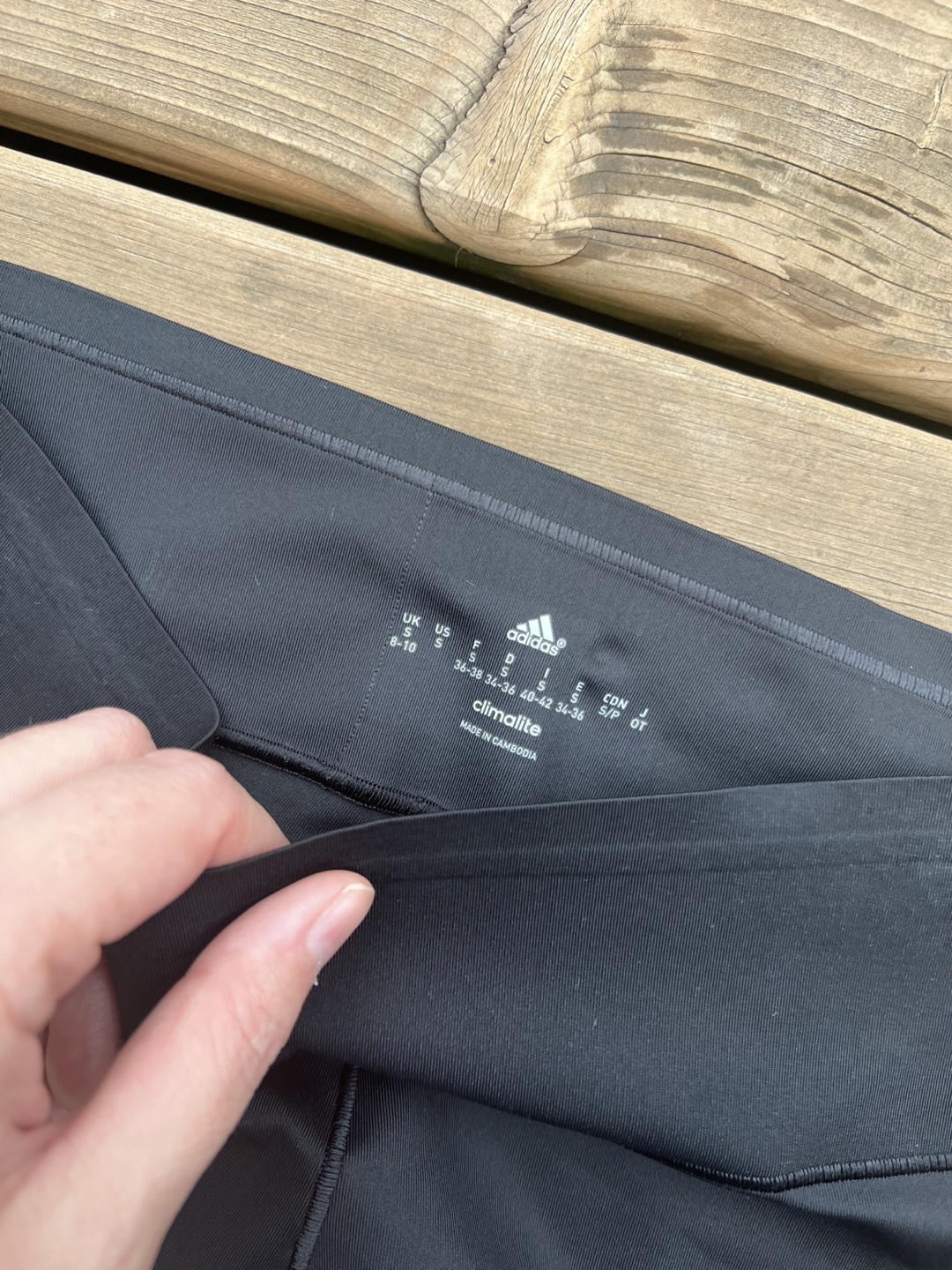 Adidas Climalite Black Leggings - Size S - photo 3