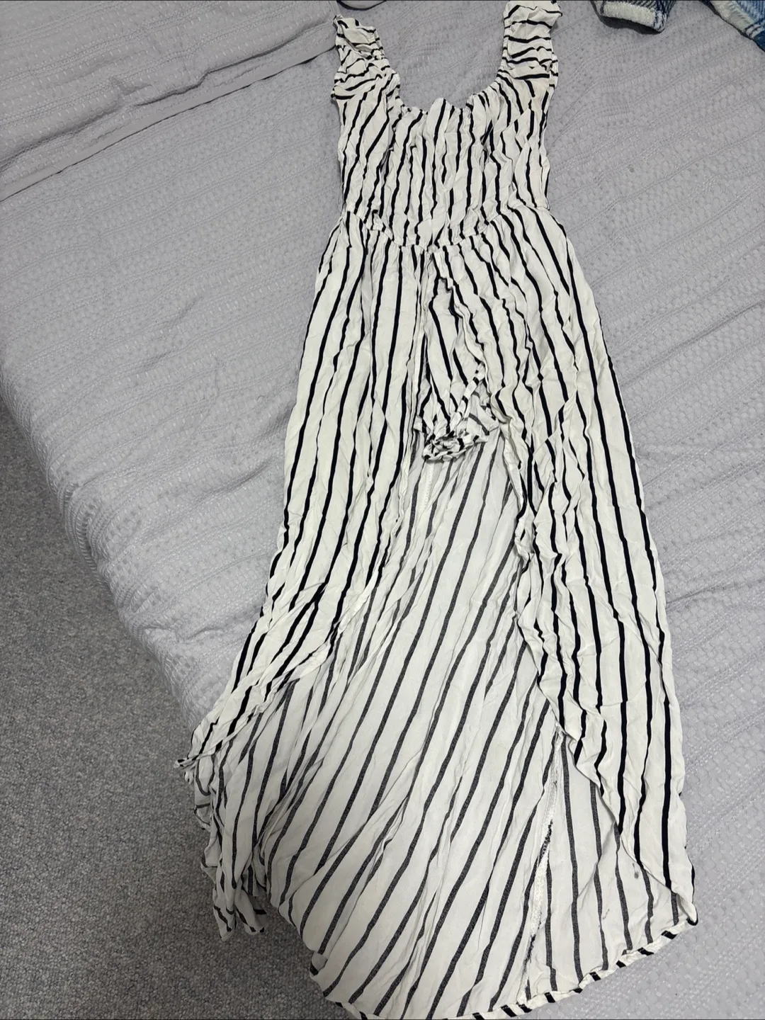 Striped Romper Dress thumbnail