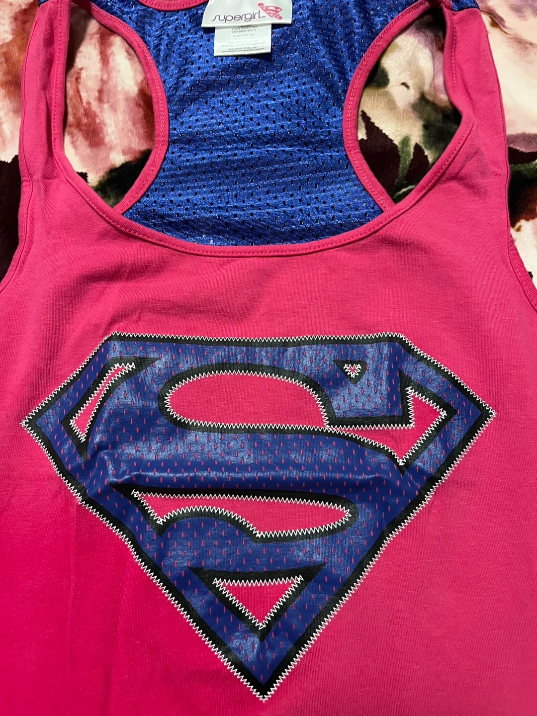 Supergirl cotton Tank Top & Shorts Set (Medium) image indicator(5)