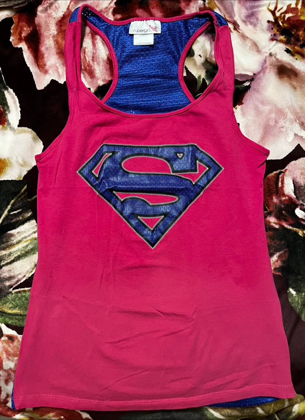 Supergirl cotton Tank Top & Shorts Set (Medium) image indicator(6)