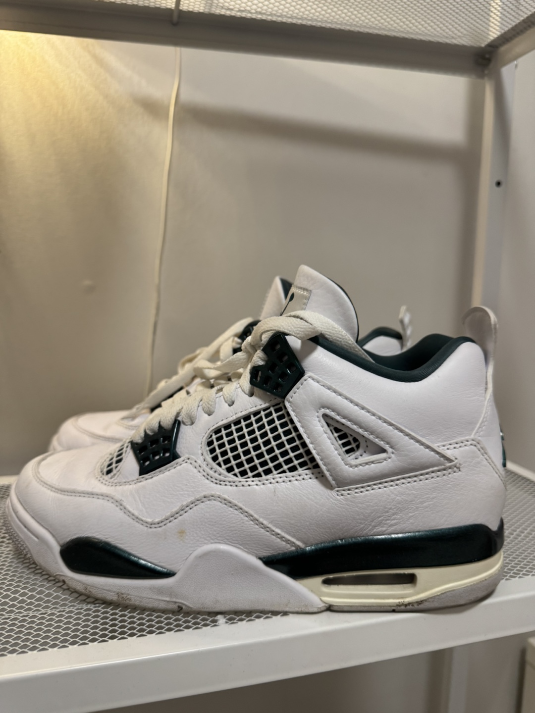 Nike Air Jordan 4 Retro White/Pine Green - photo 2