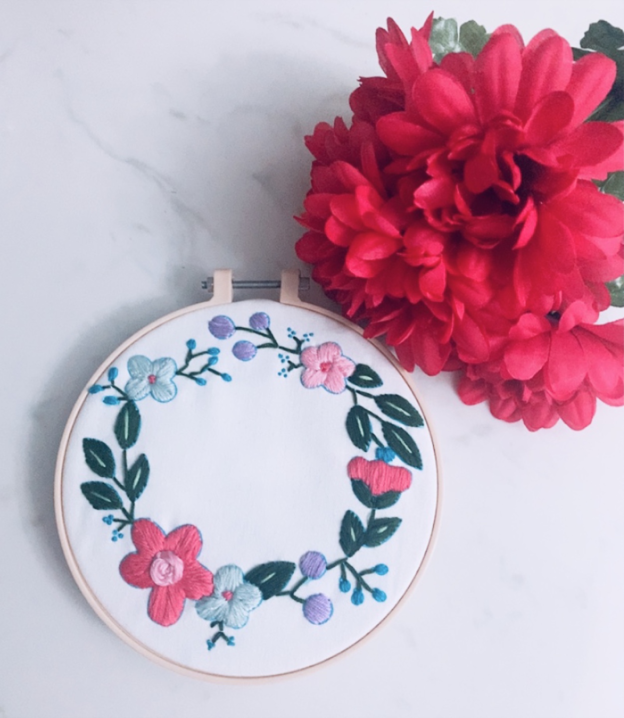 Handmade Embroidery Hoop Art