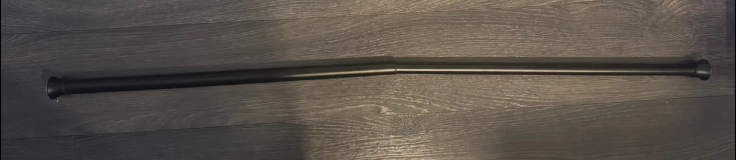 Adjustable Black Curtain Rod thumbnail