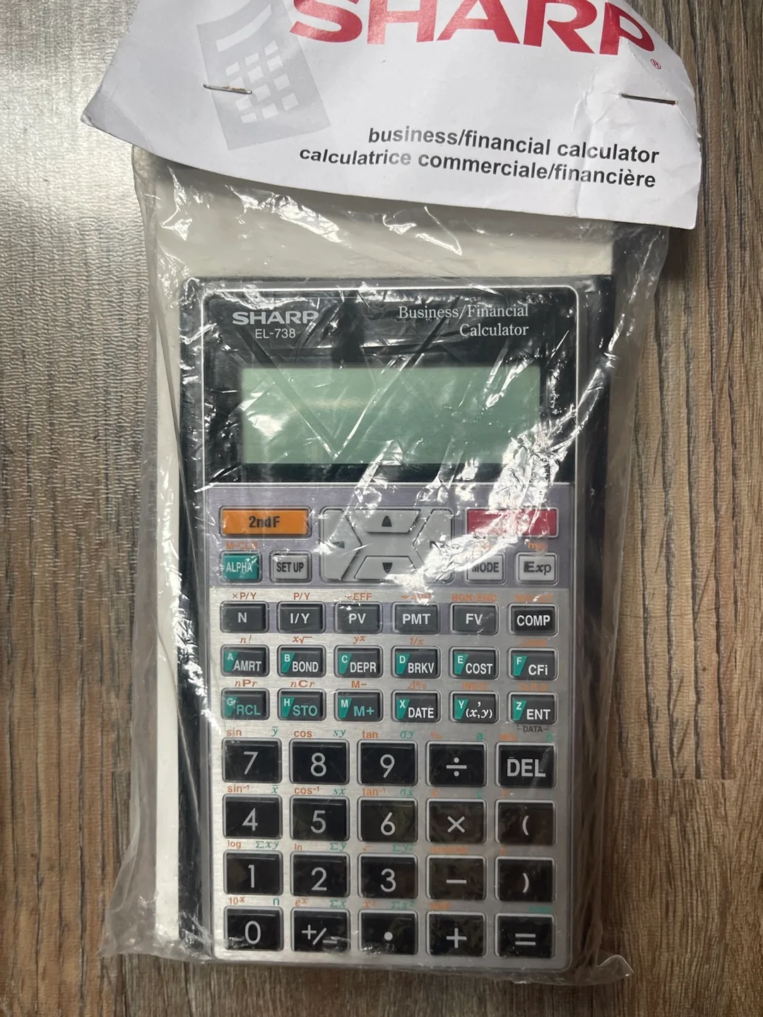 SHARP EL-738 Business/Financial Calculator thumbnail