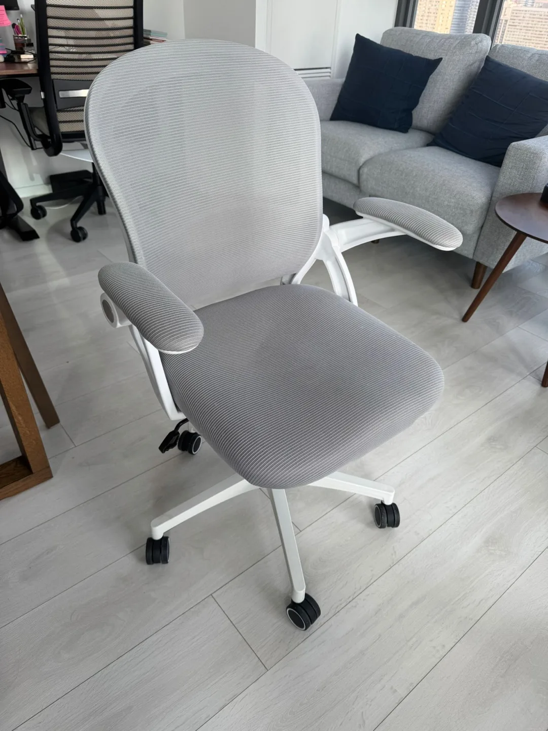 Grey Ergonomic Office Chair image indicator(2)