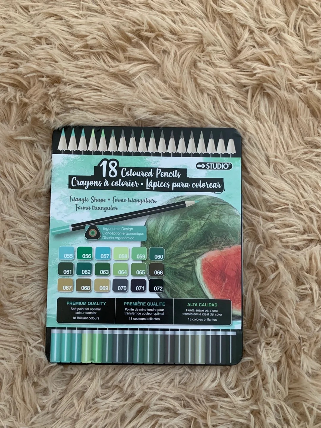 3 boxers Studio 18 Coloured Pencils - New thumbnail
